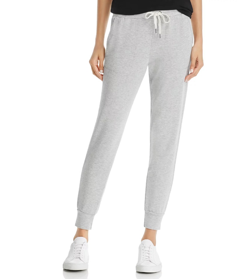 Splendid Womens Xsmall Elastic Drawstring Modal Stretch Jogger Sweatpants Gray